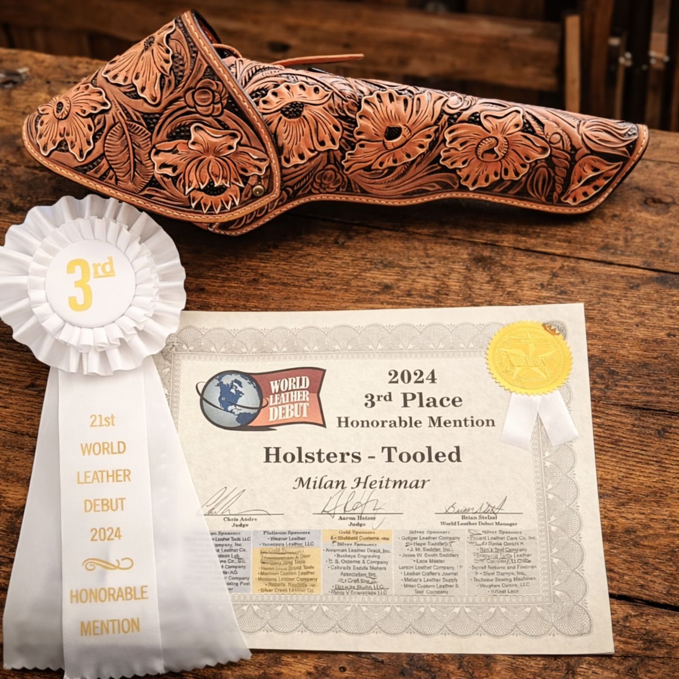 World Leather Debut 2024 – 3rd place holster