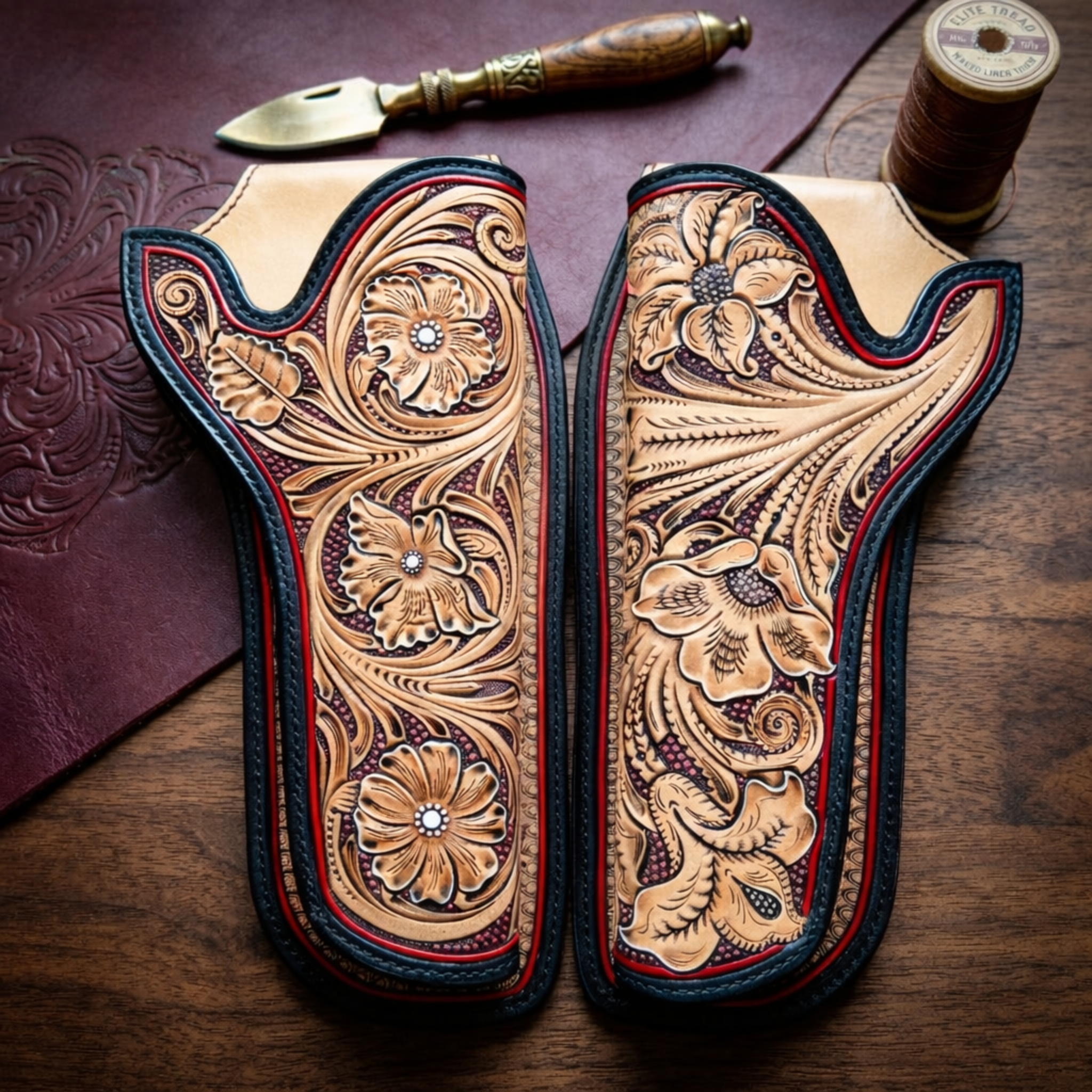 Sheridan and Arizona style holster set