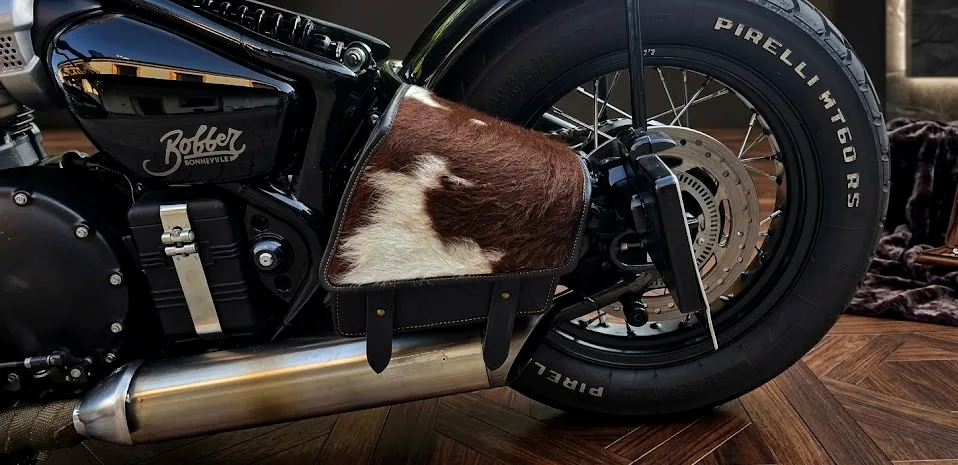 Kožená motocyklová brašna s hovězinou Heitmar Leather
